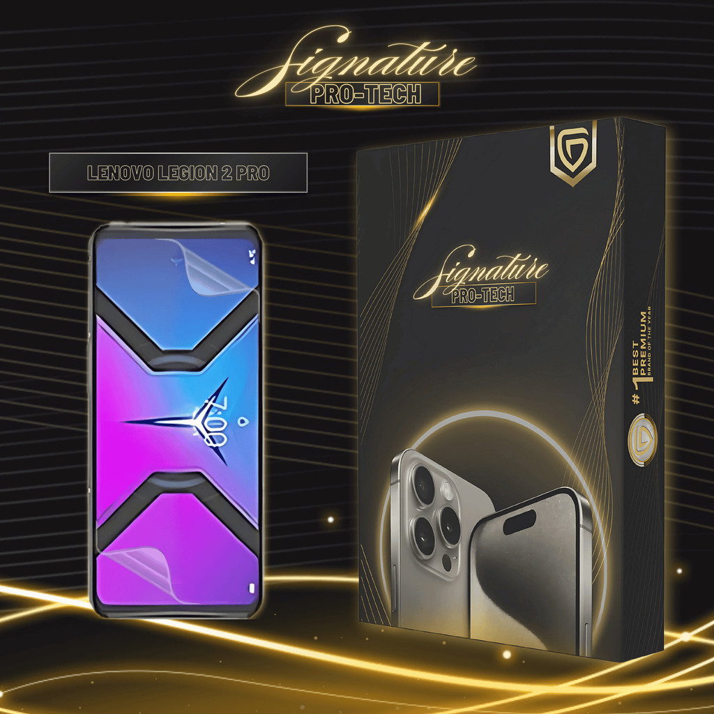 UniPhon SIGNATURE PRO-TECH - Premium Anti-Scratch Protector for Lenovo Legion 2 Pro / Screen Guard C