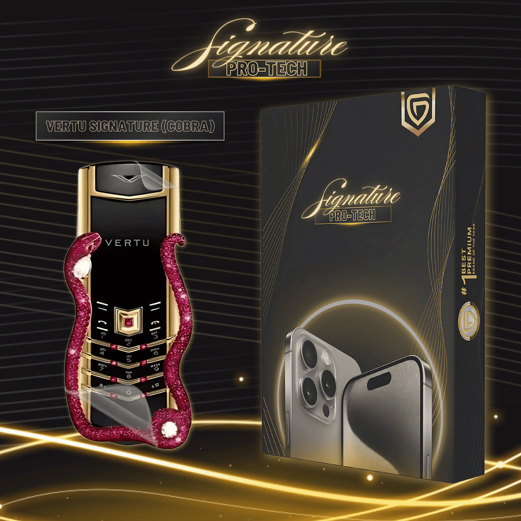UniPhon SIGNATURE PRO-TECH - Premium Anti-Scratch Protector for Vertu Signature (Cobra) / Screen Gua