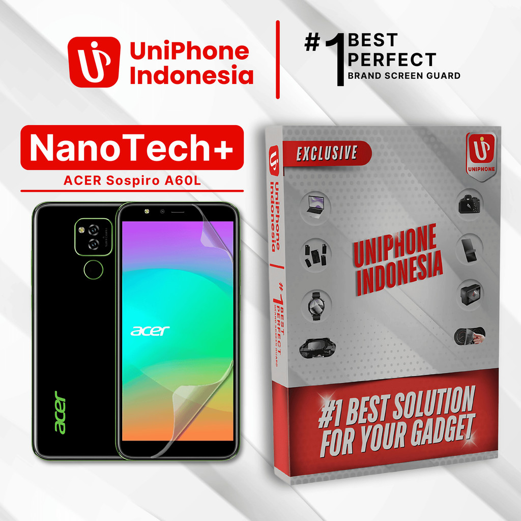 UniPhon EPU BIO GENESIS Hydrogel for Acer Sospiro A60L / Screen Guard (Nanotech+ 100% Recycle) Premi