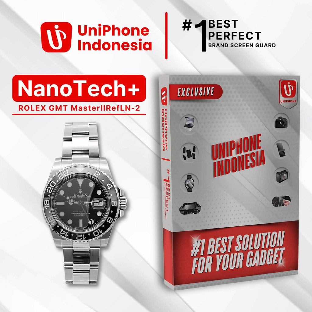 UniPhon EPU BIO GENESIS Hydrogel for Rolex GMT Master II Ref 116710LN 2 / Screen Guard (Nanotech+ 10
