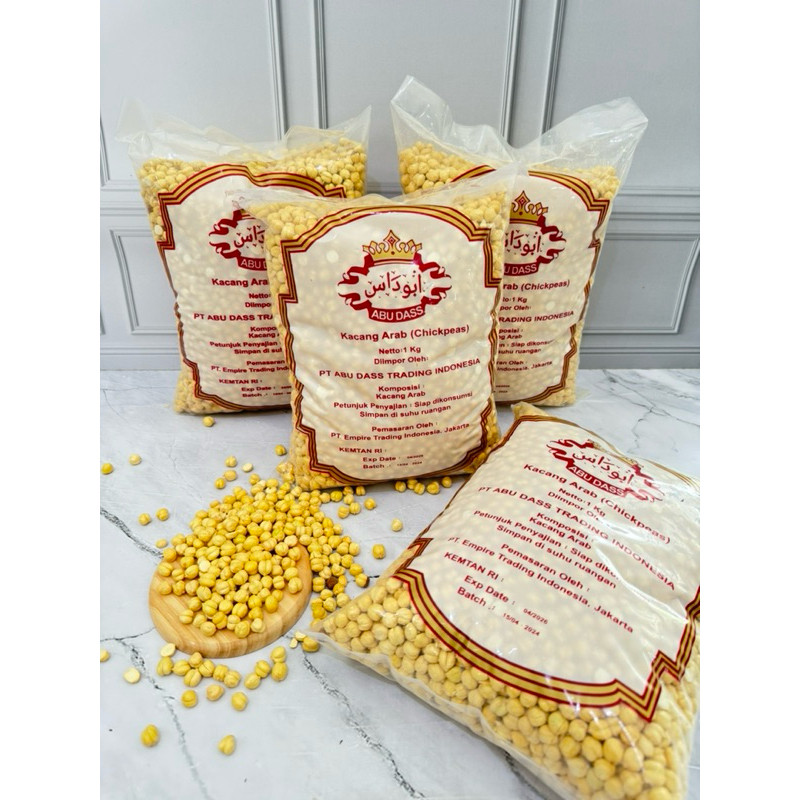 

Kacang Arab Chickpeas Humus Roasted Sudah Matang 1Kg Oleh Oleh Haji dan Umrah