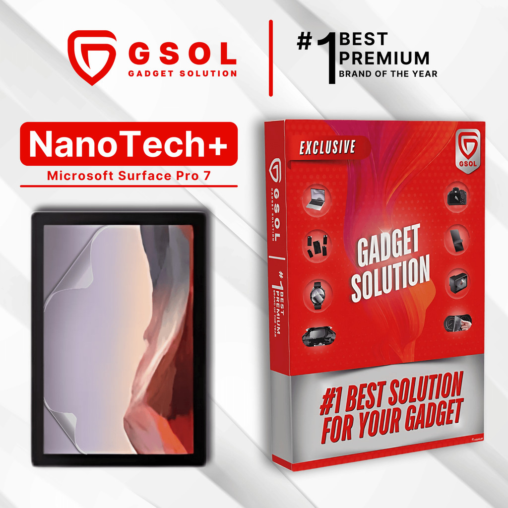 GSOL EPU BIO GENESIS Hydrogel for Microsoft Surface Pro 7 / Screen Guard (Nanotech+ 100% Recycle) Pr