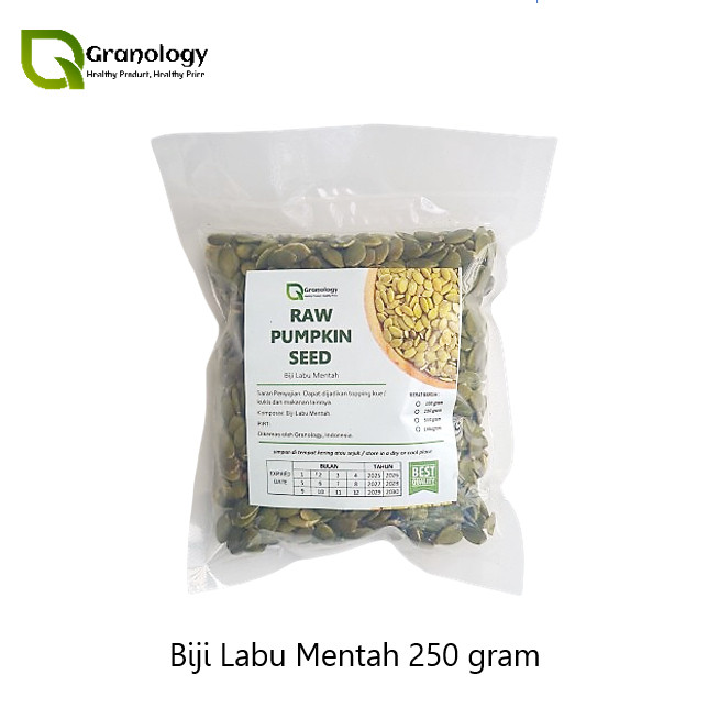 

(RAW) Biji Labu Mentah / Raw Pumpkin Seed - 250 gram