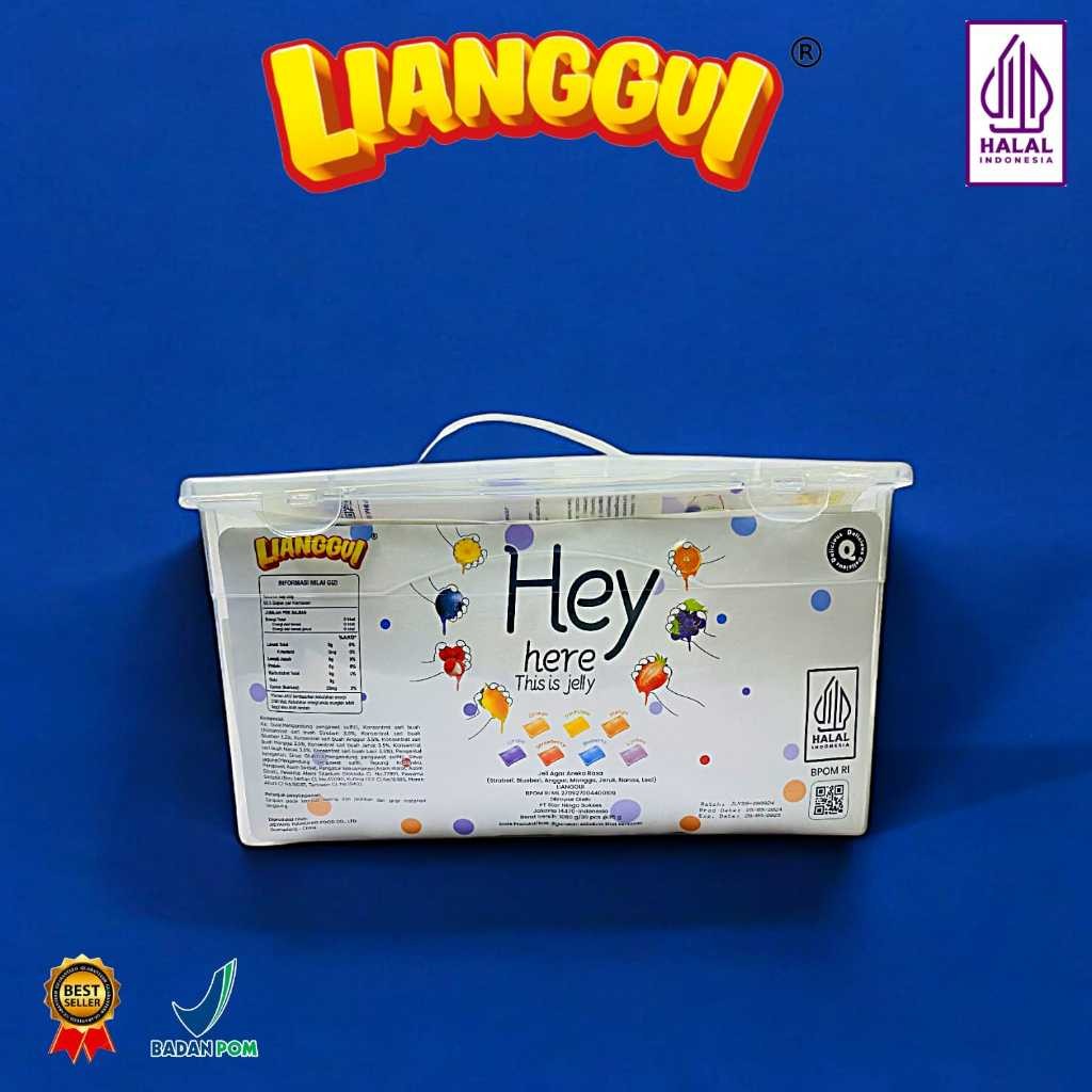 

[ LIANGGUI ] HEY JELI AGAR ANEKA RASA BUAH STROBERI JERUK MANGGA ANGGUR BLUEBERRY JELI VIRAL 1050gr