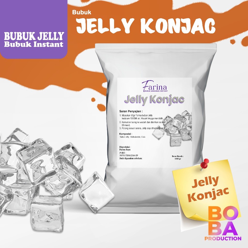 

Jelly Konyaku 1kg - bubuk jelly #jellykonyaku #jelly #pudding - BobaProduction
