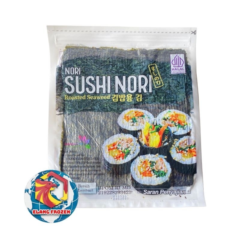 

Java Sushi Nori Roasted Seaweed Rumput Laut Panggang 10 lembar