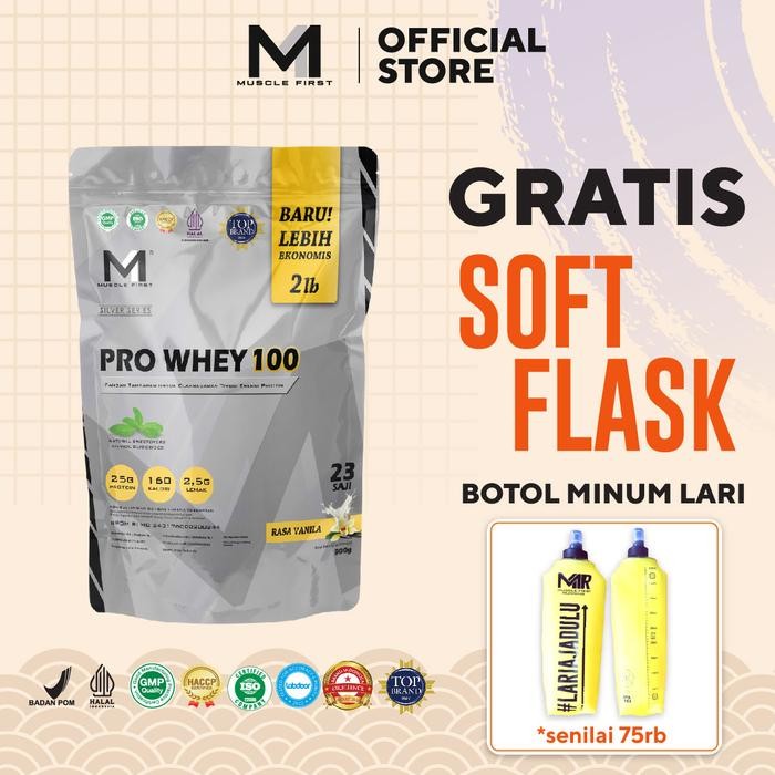

ELLYNESHOP MUSCLE FIRST PRO WHEY 100 2LBS/900GR - WHEY PROTEIN SUPLEMEN FITNESS