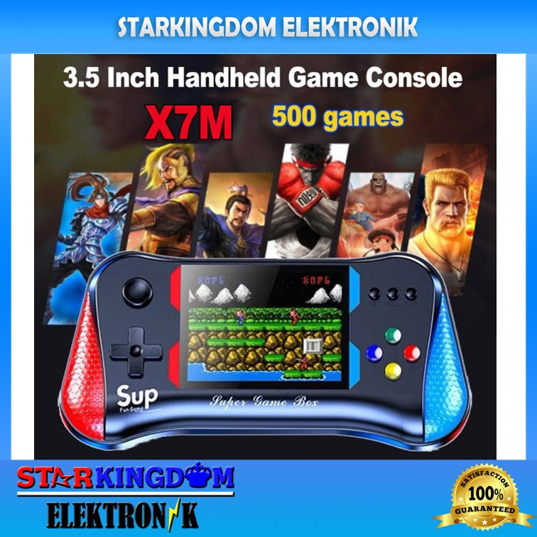 Msb - Game Console P2P PSP PVP Handlhed Portable SUP X7M 3.5 inch 500 Games Classic Retro Emulator