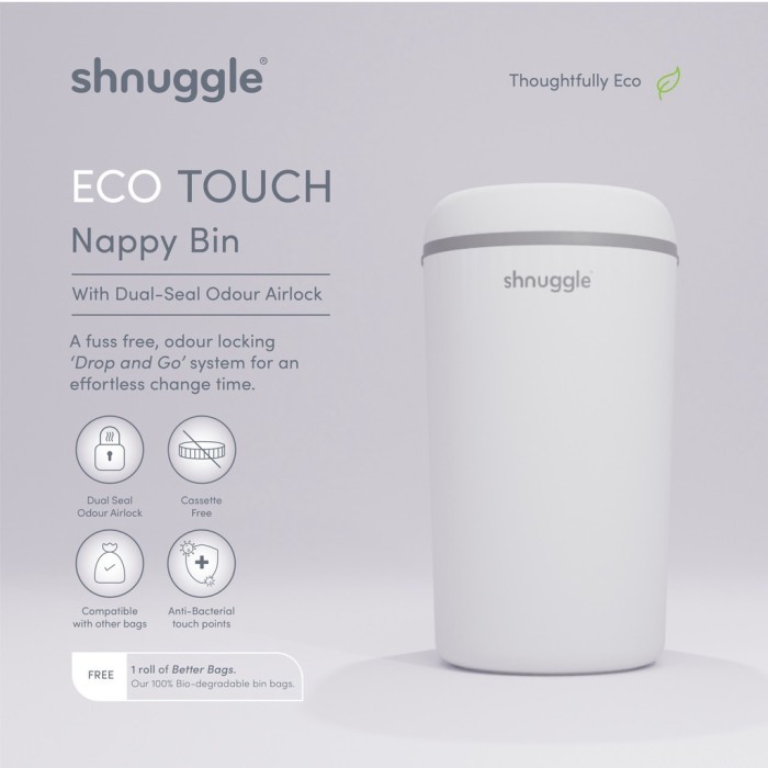 FAM - 149 SHNUGGLE ECO-TOUCH NAPPY BIN TEMPAT SAMPAH POPOK