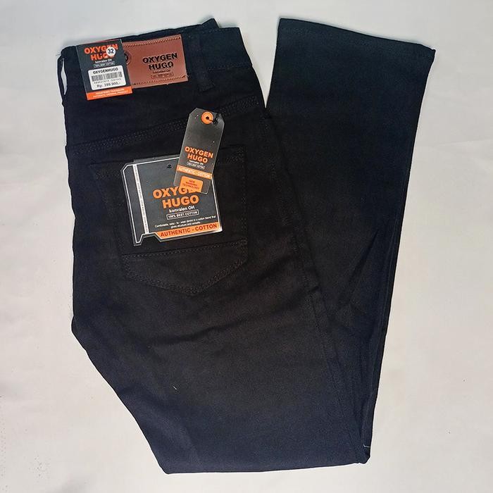 GRATIS ONGKIR Celana Jeans Oxygen Hugo Casual Denim Bahan 100% Best Cotton Original Pria Panjang Sli