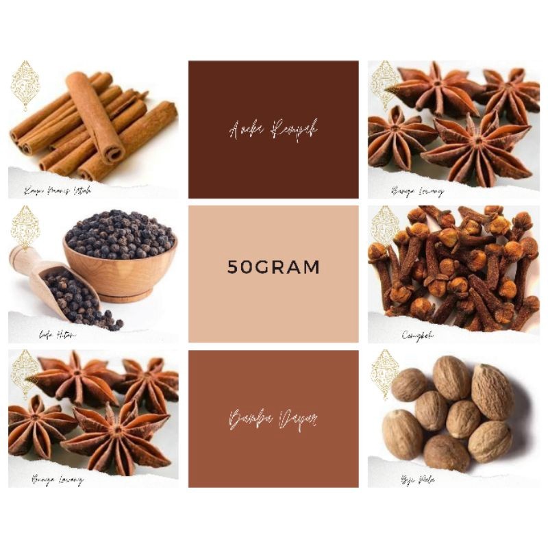 

Rempah Bumbu Dapur 50gr