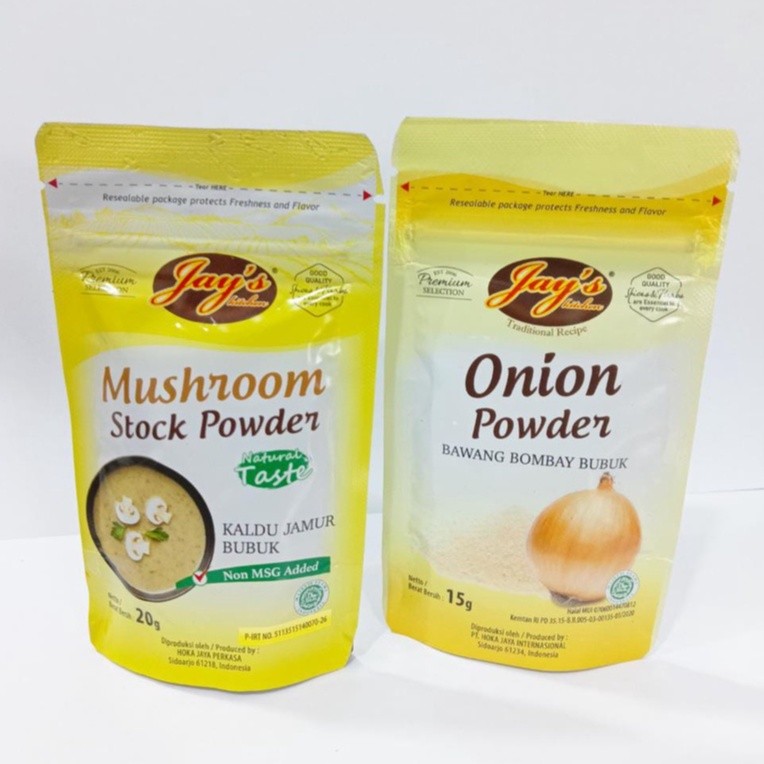 

( BERKAH ) JAYS SEASONING POWDER JAY'S / JAY / BUMBU DAPUR / BUMBU MASAK INSTAN SASET GARLIC POWDER