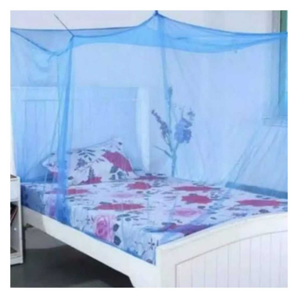 Kelambu Tidur Kotak Gantung Polos Ukuran 120x200 Single Kelambu Tidur Nyamuk Kotak Gantung