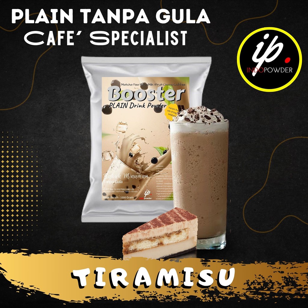 

IP Jakarta - Bubuk Minuman TANPA GULA / PLAIN Rasa TIRAMISU 1Kg Untuk Cafe, Resto & Usaha Minuman