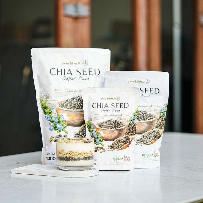 

JTTOP" BIJI CHIA SEED 1 KG ORGANIK BLACK CHIASEED ORIGINAL NATURAL SUPER FOOD