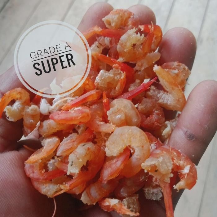 

JTTOP" EBI UDANG KERING MERAH TANPA KULIT GRADE A 250 GR