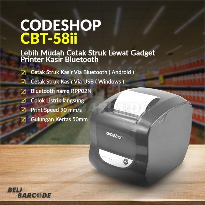 PAKET MESIN KASIR KOMPUTER PRINTER THERMAL SCANNER BARCODE LACI KASIR CODESHOP