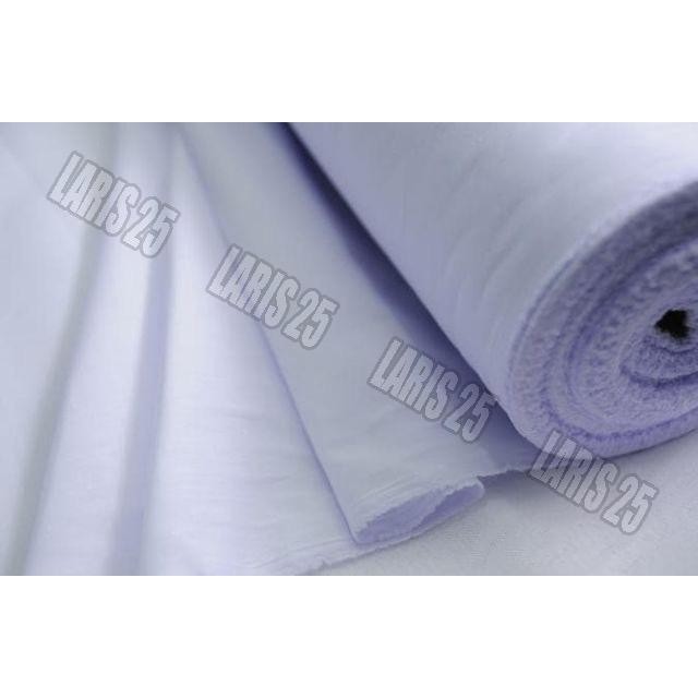 BAHAN KAIN ATASAN SERAGAM SEKOLAH TERLARIS KATUN MIKROTEX KAIN PUTIH