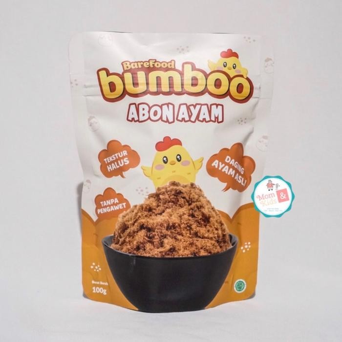 

JTTOP" BAREFOOD BUMBOO ABON SAPI & AYAM 100GR MAKANAN MPASI NON MSG
