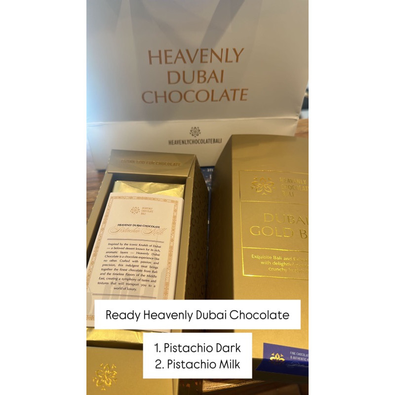 

Omahjajanan Stock Dubai Gold Bar By Heavenly Chocolate