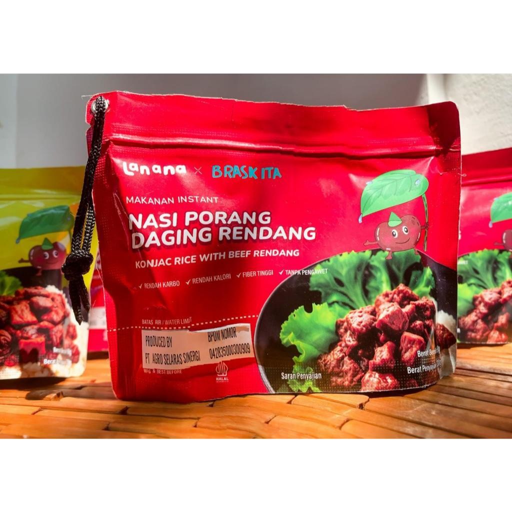 

Omahjajanan Braskita Konjac Rice Lezat & Sehat, Rendang Ayam Dan Rendang Daging! #Rendahkarbo