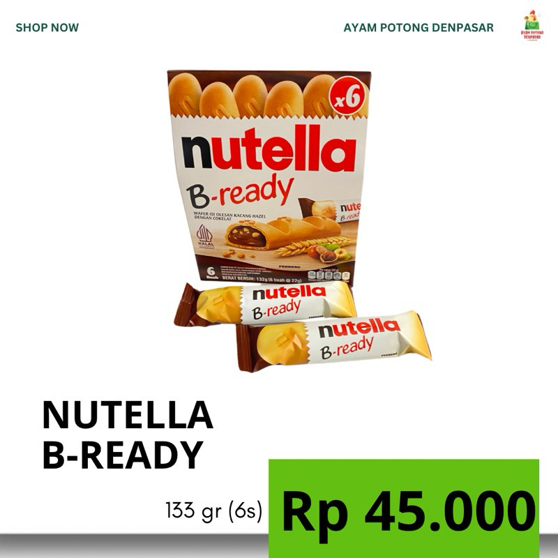 

Restokobar Nutella Cokelat 200Gram // B- 1Box