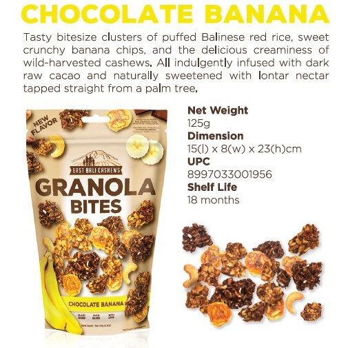 

Omahjajanan Granola Bites ( Packaging Yava) By East Bali Cashews 125Gr