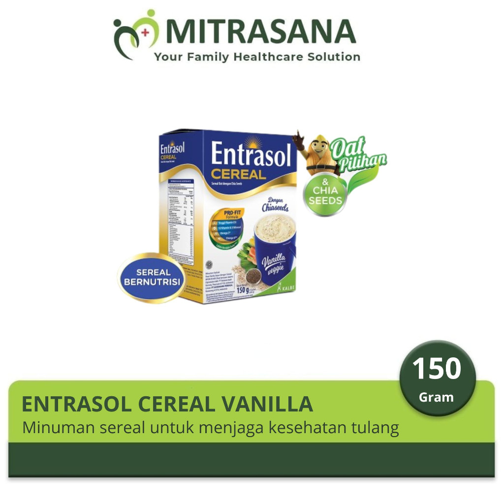 

Omahjajanan Entrasol Cereal Vanilla Veggie 150 Gram