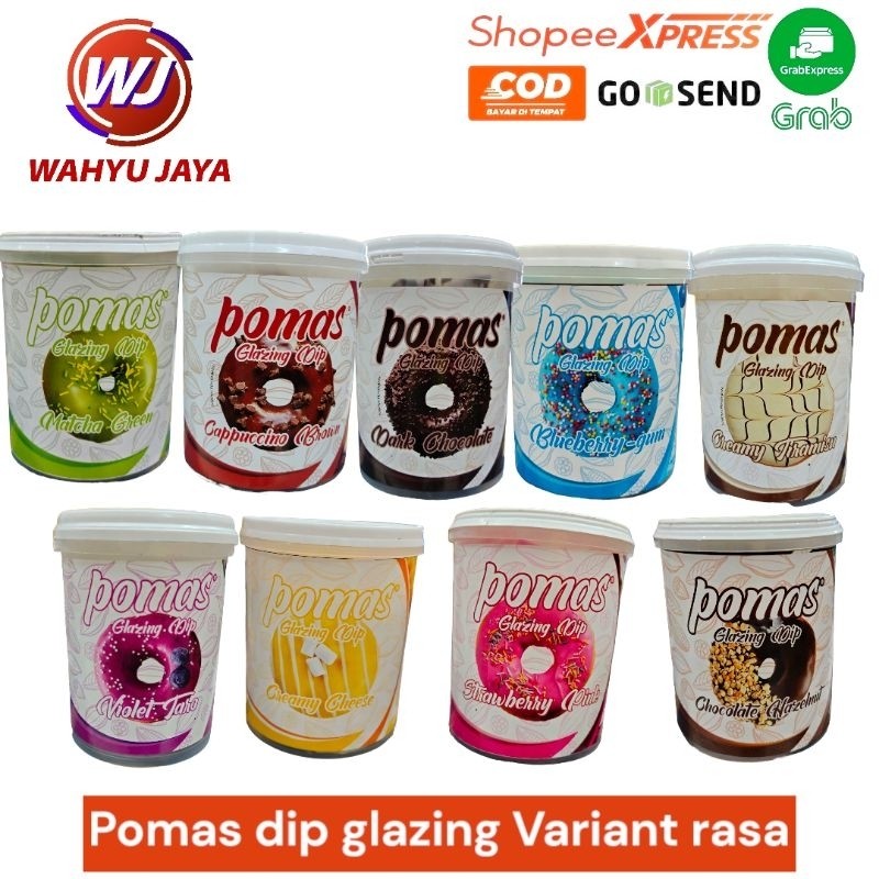 

Restokobar Pomas Glazing Dip All Variant Rasa Kemasan 1Kg/Strawberry,Chocolate Hazelnut,