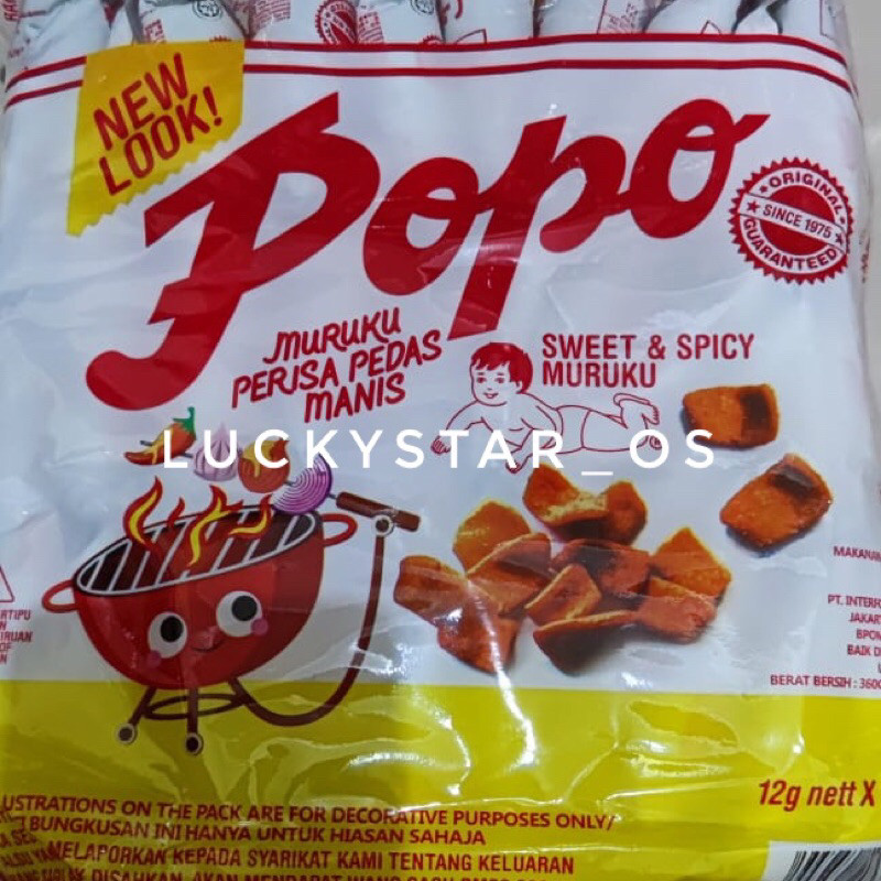 

Eumsig Popo Muruku Snack Ikan Ori /Pedas Manis/Seaweed / Ayam Pedas 24S