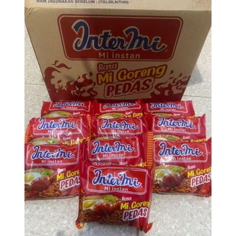 

Sega Tungtung [1 Dus Isi 40 Bungkus] Intermie Goreng Pedas / Inter Mie Goreng Mie Goreng Pedas