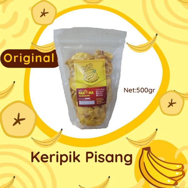

Sega Tungtung 500 Gram Keripik Pisang Coklat & Berbagai Rasa Irisan Koin By Panana Indonesia