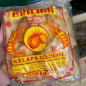 

Eumsig 250Gram Kerupuk Mentah Premium Udang Indramayu Kelapa Gading