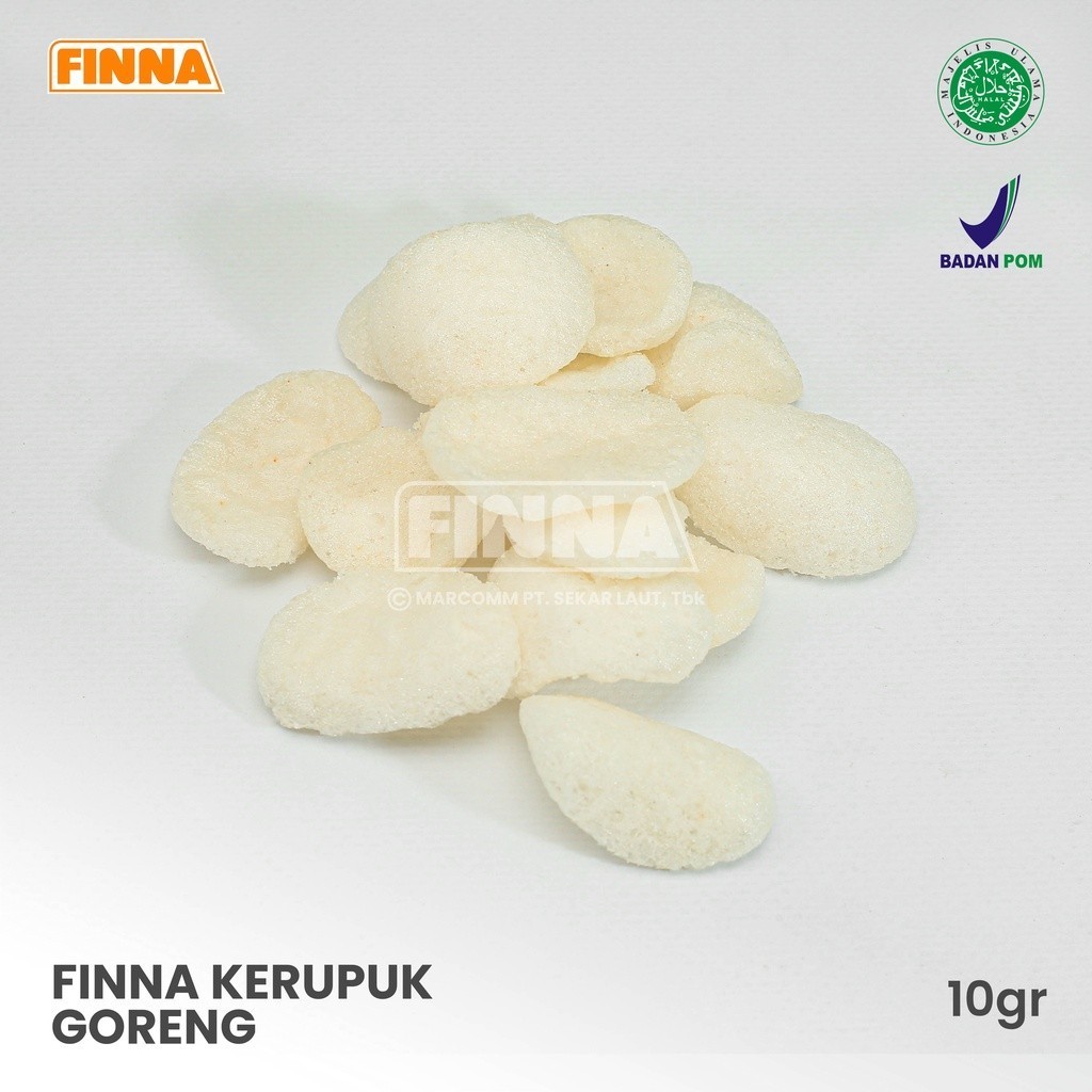 

Sega Tungtung Kerupuk Udang Goreng Finna Sachet Siap Makan 1 Dus Isi 120 Sachet 10 Gr (Exp November