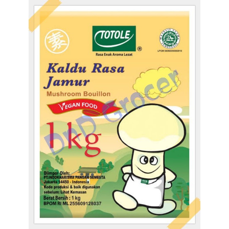 

Sega Tungtung Totole Kaldu Jamur 1Kg