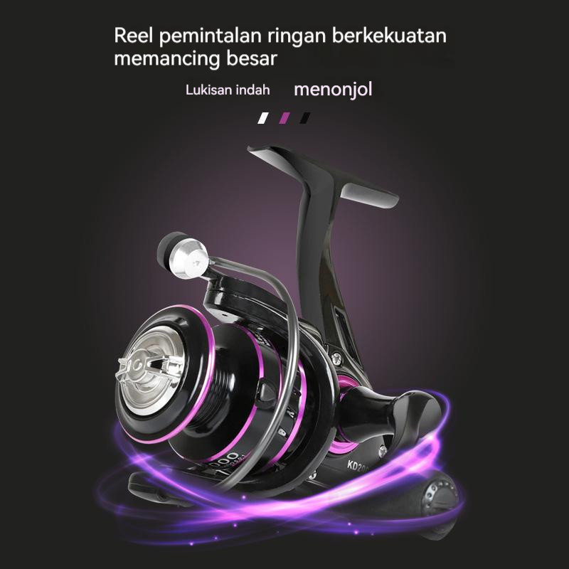 [Ready] Coralov Reel Pancing Metal KD 1000 7000 Spinning Fishing Reel Pancing Ikan Logam Metal CNC
