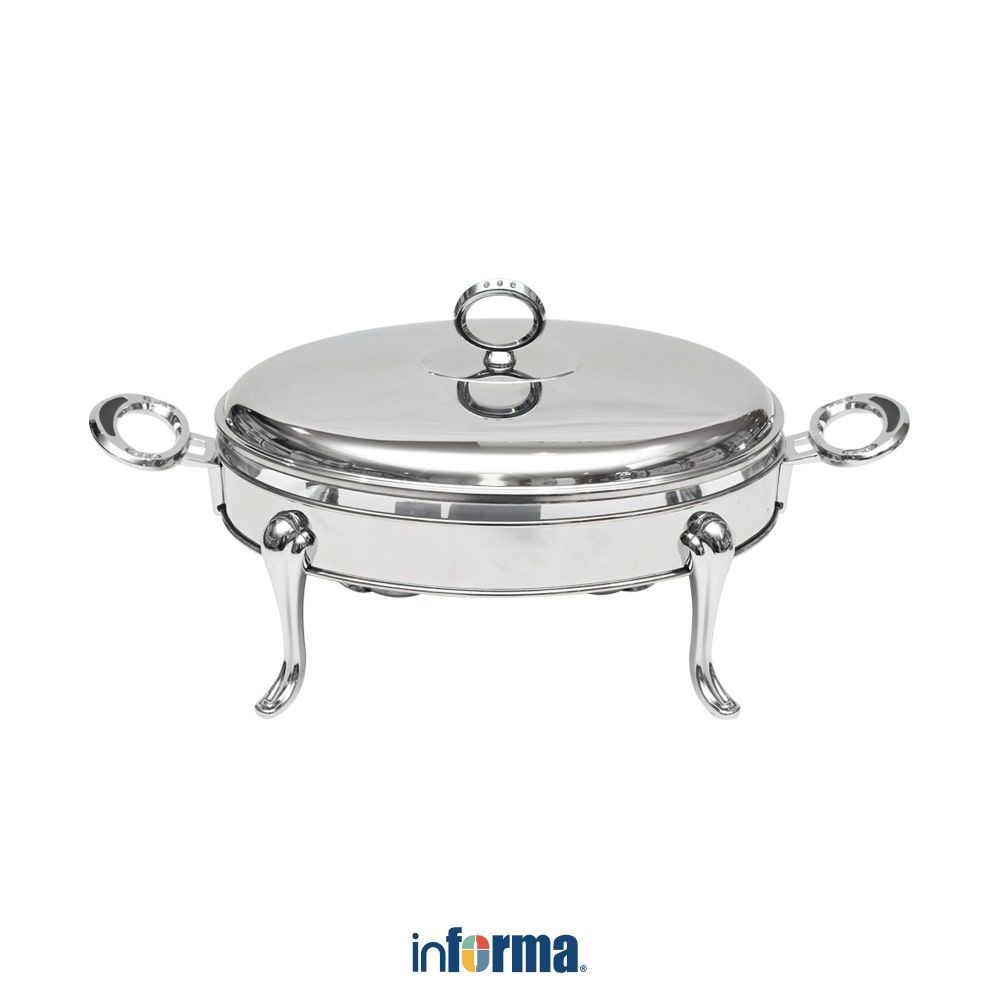 Ready Informa Appetite 2.4 Ltr Penghangat Makanan Ellipse Chinese Food Warmer Wadah Saji Dengan