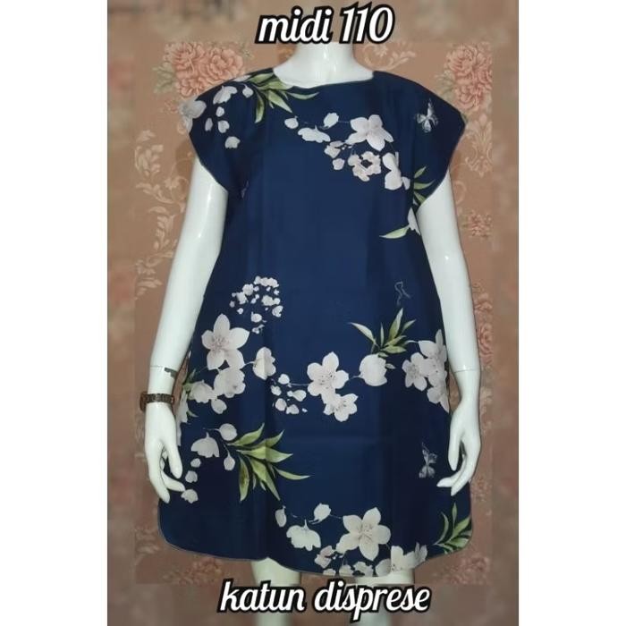 daster midi ld 110 katun disperse