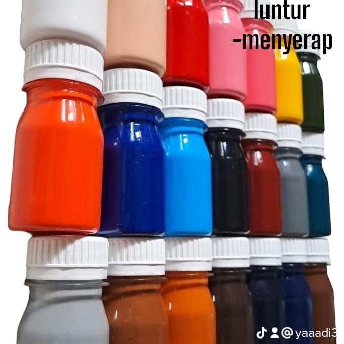 COBA CAT LEATHER PAINT. CAT SEPATU KULIT DAN TAS KULIT SINTETIS. DAN MISOLD SEPATU SHOES DSK