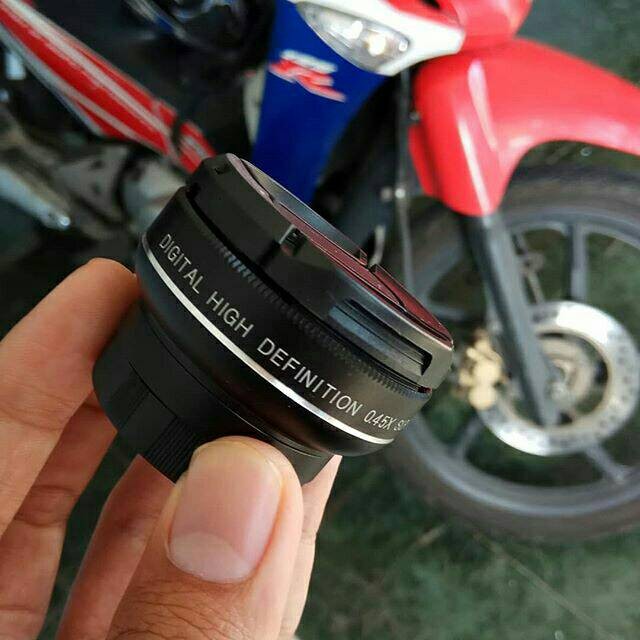 Holahalo Cell Original Lensa Hp Apexel Superwide Dan Macro Lensa Wide 0.45X Lensa Super Macro 12.5X