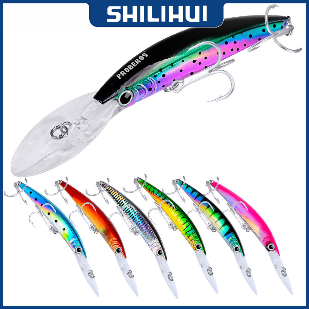 [Ready] Lure Minnow Proberos 17cm 27g Memancing Umpan Casting Laut Umpan Ikan Plastik Minnow