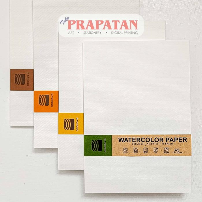 

Baohong Cellulose Watercolor Paper Kertas Cat Air