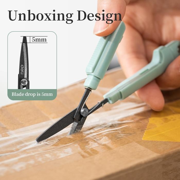 

Deli Gunting Portable / Portable Scissor Dual Fungsi EZ508