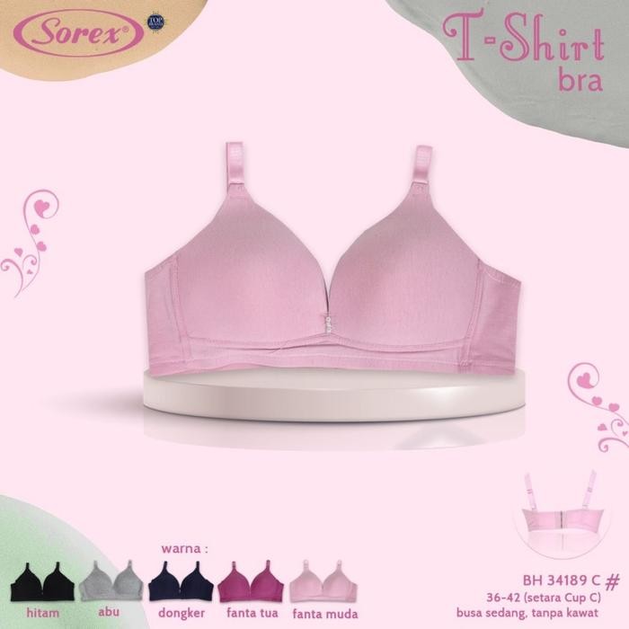 PREMIUM Bra Sorex Tanpa Kawat 34189 bra CUP C jumbo
