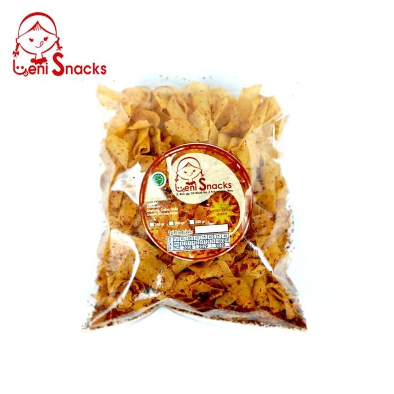 

Vegetarian Singkong Pedas Merah Hijau Manis - Pedas Manis Asli Leni Snacks Oleh oleh Cemilan Snack Khas PekanBaru