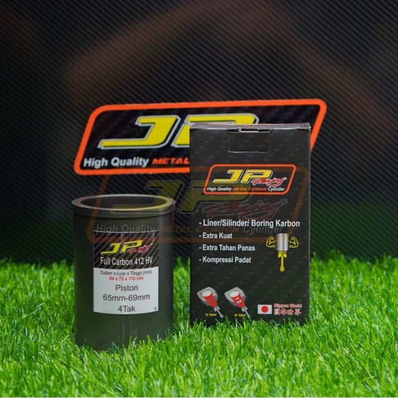 JP RACING Liner carbon utk piston 65-69 mm bahan FULL carbon 412 hv ORIGINAL GENUINE ASLI JPLiner