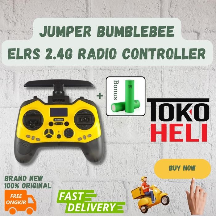 Jumper Bumblebee ELRS 2.4G OLED Screen Hall Sensor Gimbal EdgeTX Radio Controller TX