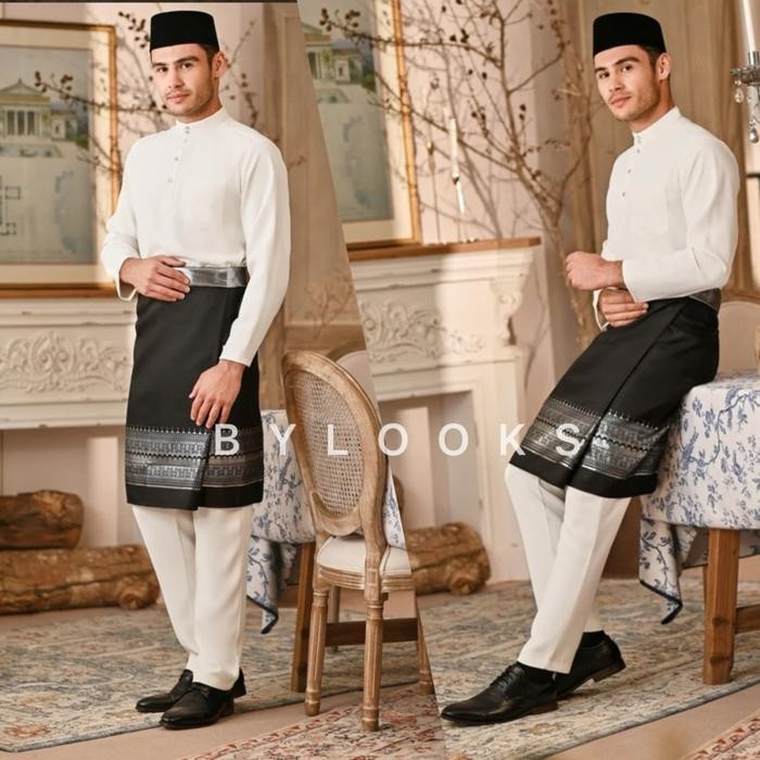 SIAPKIRIM SATU STELL BAJU TELUK BELANGA PRIA baju melayu pria baju malaysia baju kurung melayu pria