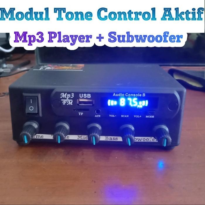 PREMIUM Modul Tone control aktif Mp3 player + Subwoofer (Bluetooth)
