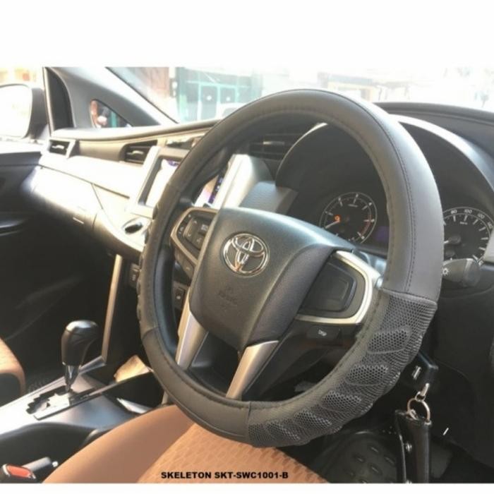 PREMIUM Sarung Stir Universal - Steering Wheel Cover Skeleton 1001 B